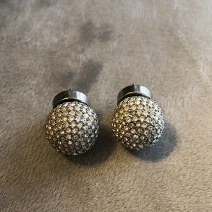 Micheal Kors Pave stud ball earring